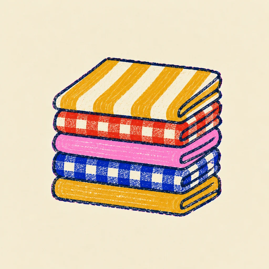 Cotton farmhouse napkins, set of 6