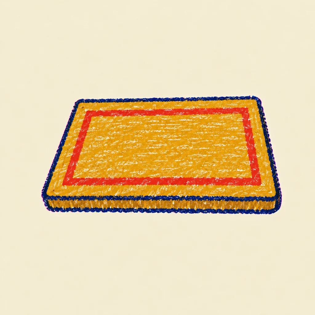 Heavy-duty coir doormat